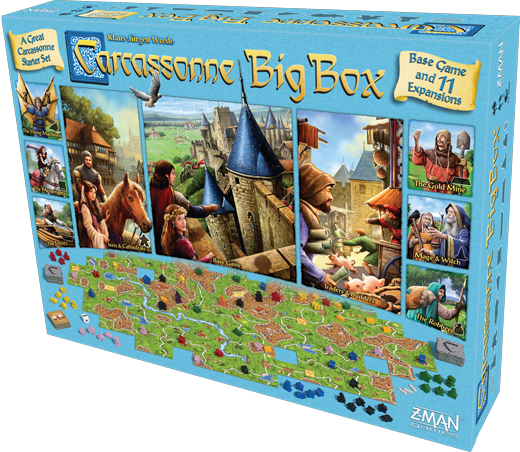 Old Design 2012 Carcassonne complete set of Mini expansions 