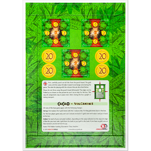 Cacao Volcanoes Mini Expansion Z Man Games