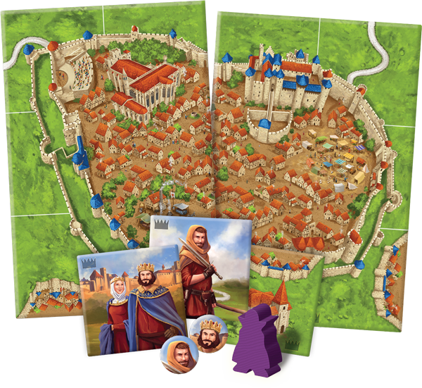 King & Robber Count Carcassonne Expansion 6 