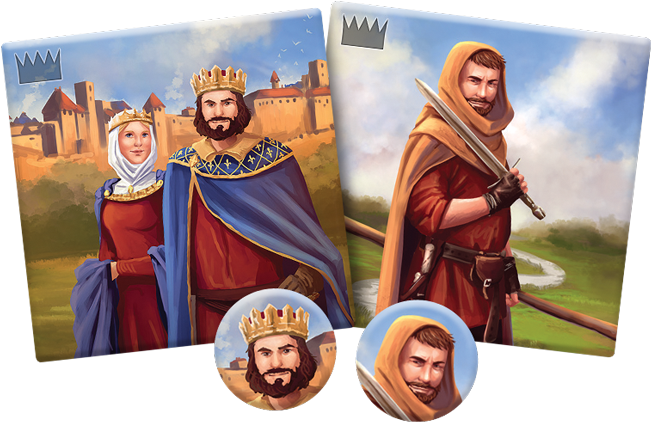 roi et brigand Carcassonne Expansion 6 Comte 