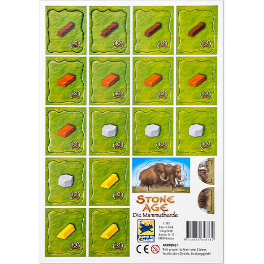 Brand New with English Rules The Mammoth Herd Stone Age Mini Expansion