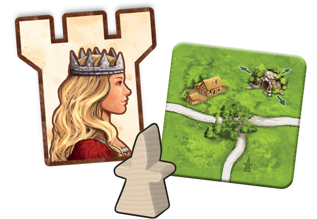 Carcassonne The Princess and The Dragon Expansion 3