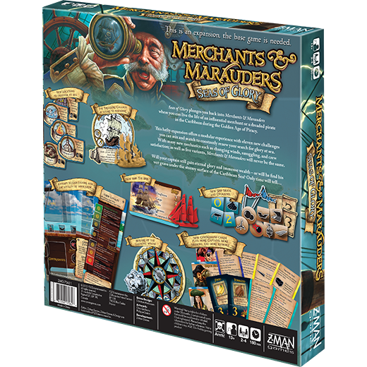 Merchants Marauders Seas Of Glory Expansion Z Man Games